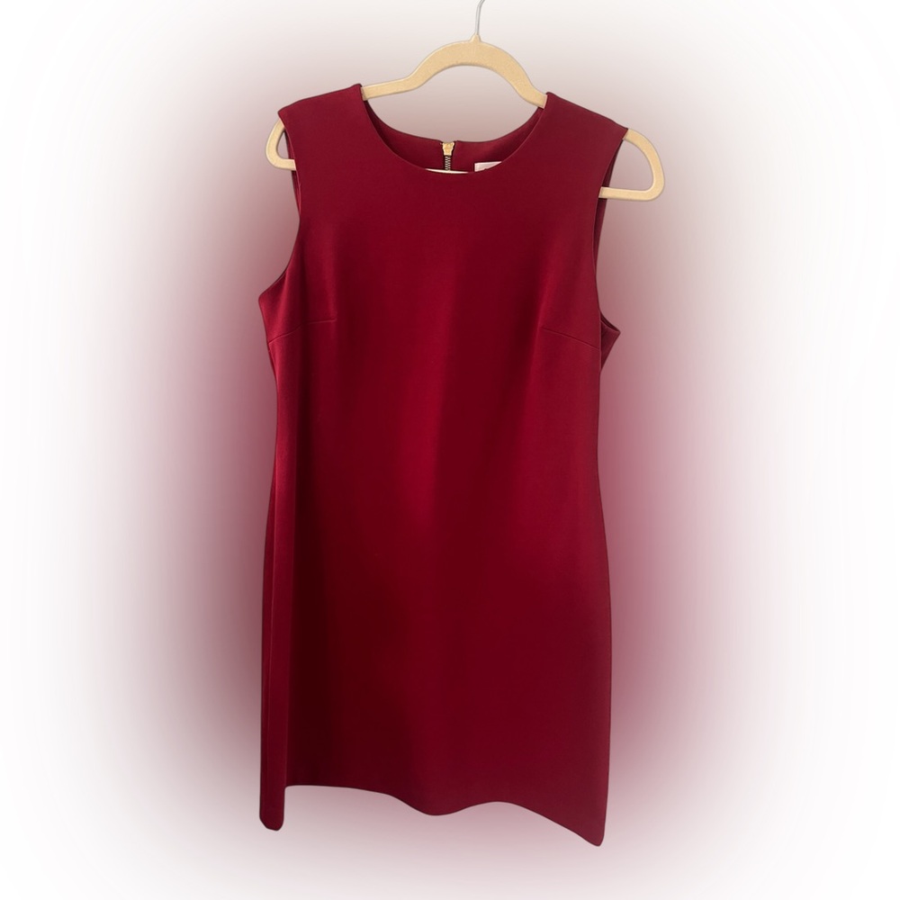 Calvin Klein Deep Sleeveless Red Dress Size 10 NWOT